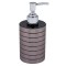 Dozator Plastic Negru Argintiu dungi 320 ml