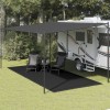 VidaXL Covor pentru cort, negru, 250x500 cm 310785
