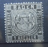 GERMANIA BADEN 1860/62