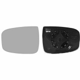 Geam oglinda exterioara cu suport fixare Hyundai Ix20 (Jc), 09.2010-, partea Stanga, incalzit; sticla convexa; geam cromat, Aftermarket