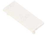 Obturator Alb pentru Profile LED, Set 20 Bucăți
