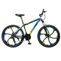 Bicicleta mountain bike 26 inch, cadru otel, frane pe disc, 21 viteze shimano, foto