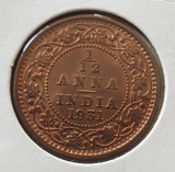 India 1/12 anna 1931, Asia