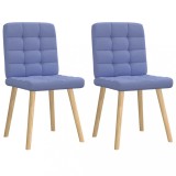 Cumpara ieftin Gossi scaune de sufragerie 2 buc tesatura jeans blue