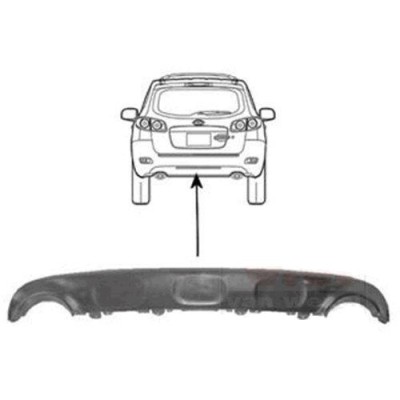 Spoiler bara spate spate Hyundai Santa Fe (Cm), 04.2006-06.2009, 866252B000 foto