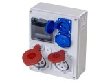 Tablou electric IP44 pentru perete, material carcasa: ABS, filet: PG16