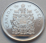 Monedă 50 cents / half dollar 2017 Canada, unc, km#2304, America de Nord