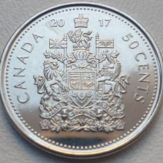 Monedă 50 cents / half dollar 2017 Canada, unc, km#2304