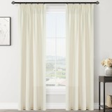 Cumpara ieftin Set 2 Draperii SemiOpace, 145 x 132 cm, Bej - CN