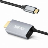 Cablu audio video USB type C la HDMI 4K@60Hz PD 60W T-T 1.8m, XCH-M180, Oem