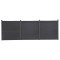 vidaXL Set panouri pentru gard, gri, 526x186 cm, WPC 3211829