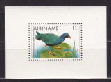 SURINAME 1985 FAUNA PASARI COLITA MNH, Nestampilat