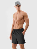 Șort de plajă boardshort pentru bărbați - negru, 4F Sportswear