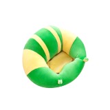Fotoliu din plus pentru bebelusi galben-verde