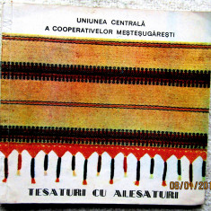 Tesaturi cu Alesaturi din Romania-Monica Pintilie.Catalog unic ICECOOP Imp.-Exp.