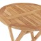 Set de gradina 5 buc. Maro Lemn Teak Solid - 8