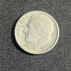 Moneda One Dime 1974 USA