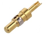 Pin tată cupru aurit 20AWG-16AWG 10A pentru lipire pe cablu, CONEC