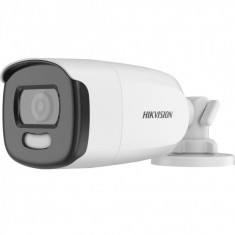 Camera supraveghere hikvision turbo hd ds-2ce12hft-f28(2.8mm) 5mp colorvu - imagini color pe timp de noapte