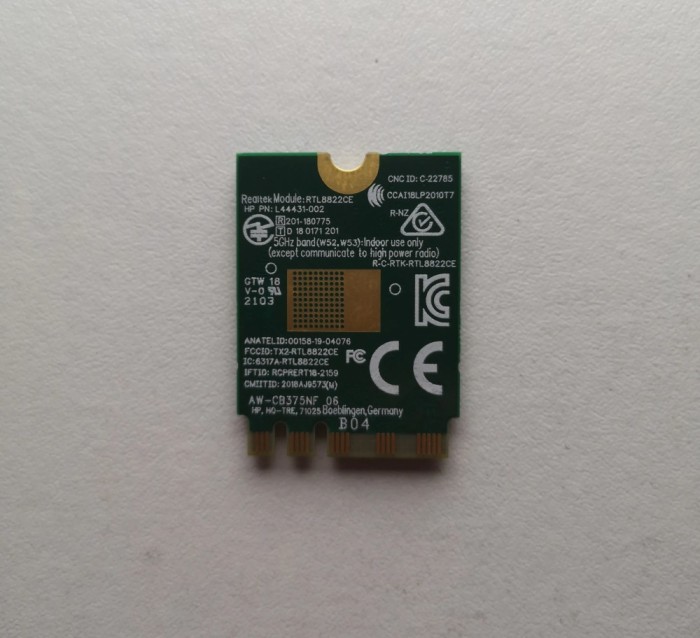 Modul wireless WiFi HP 255 G8 Notebook RTL8822CE