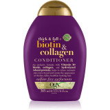 OGX Biotin &amp; Collagen Balsam pentru ingroșare pentru păr cu volum 385 ml