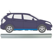 Piesa de reparatie prag Honda Frv (Be), 02.2005-09.2009, partea Stanga=Dreapta, inferior; L. 1700 mm, Aftermarket