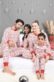 Cumpara ieftin SET 4 Pijamale de Craciun, Family, Alb cu Motive de Sarbatoare