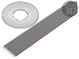 Cablu bandă 1,27mm Cu neecranat PVC 14x28AWG