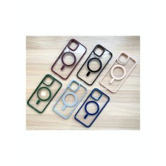 Husa Clear Magnetic Case Apple iPhone 14 Pro Albastru Inchis