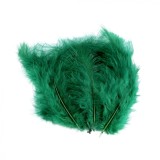Cumpara ieftin Set 20 pene decorative strut, lungime 9-16 cm, Verde inchis