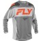 Tricou cross/atv Fly Racing F16 gri/portocaliu marime M