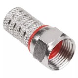 Mufa F RG59 Cupru HQ Dublu Izolata - Compatibila Cablu Coaxial
