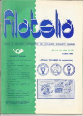 Romania, revista Filatelia nr. 3/1987 (370) foto