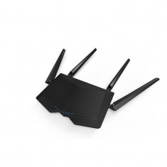 Router wireless tenda ac6 dual- band ac1200 1*10/100mbps wan port 3*10/100mbps lan ports 4 antene foto