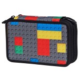 Penar echipat cu 3 compartimente LEGO Colorful Bricks