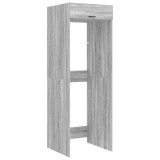 vidaXL Dulap pentru mașina de spălat 2 pcs Gri Sonoma Lemn compozit 3422789