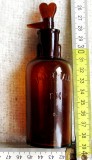 Cumpara ieftin Sticla veche de farmacie cu dop picurator sec.XIX-XX