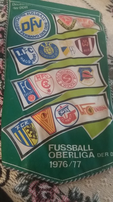 M3 C7M - Tematica sport - fotbal - Germania Democrata - DDR - Editia 1976/1977