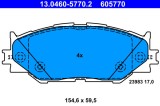 ATE 13.0460-5770.2 set placute frana,frana disc