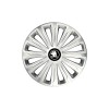 Set 4 Capace Roti pentru Skoda Nou Alb-Negru, model Trend Gray, R15, SKODA