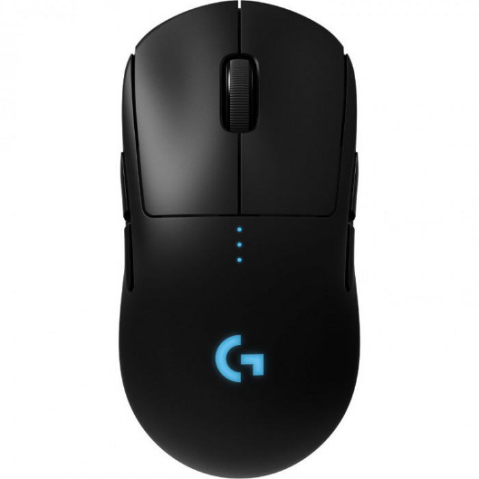 Mouse Logitech G Pro Lightspeed, Wireless, Gaming, Hero 16K, 16000 DPI, Negru