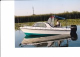 Vand barca Sheland 535 inmatriculata cu motor outbord 90CP 4T si peridoc