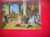 HOPCT 14938 -IP- PETRECERE CU LAUTARI- THEODOR AMAN[ 1831-1891] -- CP PICTURA - -NECIRCULATA