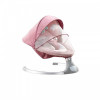 Fotoliu Balansoar Bebe Kub Bordo, 5 Viteze, Telecomanda, Bluetooth, Timer, Melodii, Material Eco, Siguranta 5 Puncte