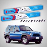 Cumpara ieftin Ștergătoare Jeep Liberty KK 2007-prezent | Set Față Flat Premium &ndash; TeamCar&reg;