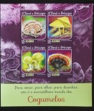 Ciuperci - Sf&acirc;ntul Toma și Principe 2016 - Coliță Set Complet 4 Timbre Cogumelos CP1_II