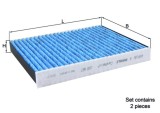MAHLE LAO 467/S Filtru, aer habitaclu