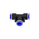 Conector furtun pneumatic PU/PE, tip T, 12mm, GEKO G03044