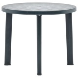 Cumpara ieftin Masă de grădină, verde, 89 cm, plastic