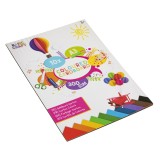 Carton color, Craft Basic, 10 file, diverse culori, 300g/mp, format A3